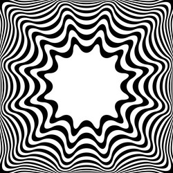 Abstract wavy lines pattern vector