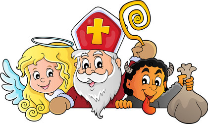 Saint Nicholas Day Celebration Vector Image