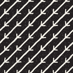 seamless pattern with hand drawn lines abstract vector image