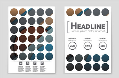 abstract layout background set for art vector image