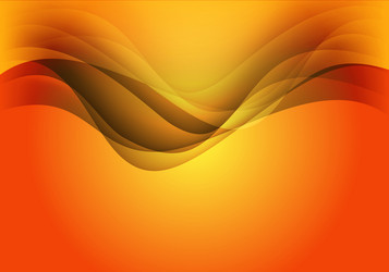 abstract red yellow wave curve background vector image