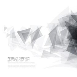 Dynamic Gray Triangle Explosion vector image