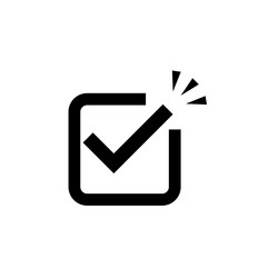 pop highlight checkbox icon vector image