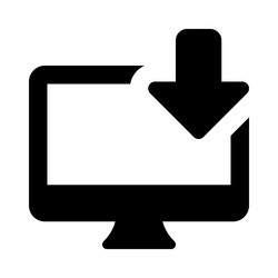 process of transferring or saving files in system vector image