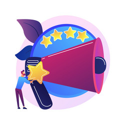 Rating tool concept metaphor vector