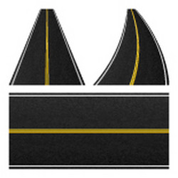 Road Stripe Segment vector image