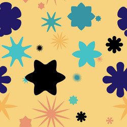 abstract seamless pattern featuring various vector image