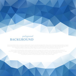 abstract triangular banner vector image
