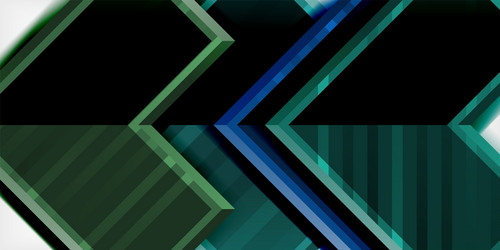 arrow symbols created with 3d effects and line vector image