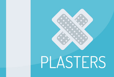 patch plaster set vector image
