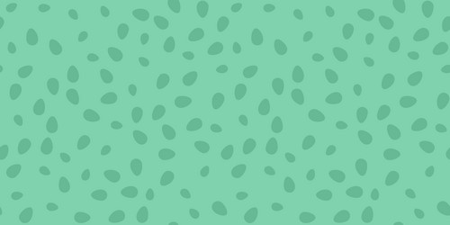 abstract green pattern with dots egg-shaped spots vector image