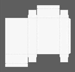 box cut model package template layout for new vector