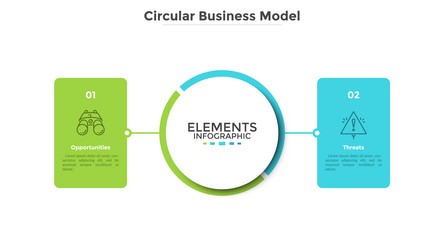 modern infographic template vector