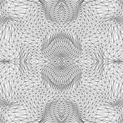 geometric low poly linear seamless pattern vector image