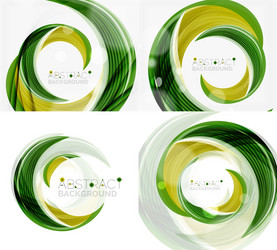 swirl line abstract background vector image