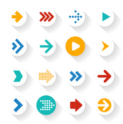 Right double arrow pixelated ui icon Royalty Free Vector