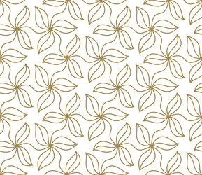 seamless pattern with abstract geometric line vector image