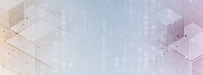 artificial intelligence technology web background vector image