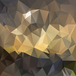 brown polygonal triangular pattern background vector image