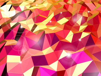 abstract red background combination of triangle vector image