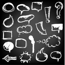 Chalkboard Sketch with Gradient vector image