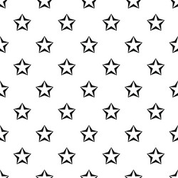 convex five pointed celestial star pattern vector image