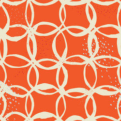 Sketchy Circle Pattern vector image