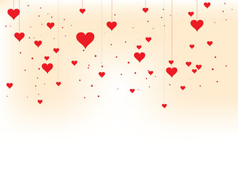 beautiful abstract background for valentines day vector