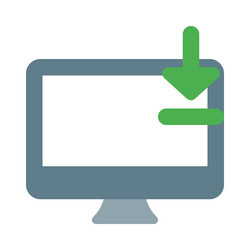 moving or storing file in local folder vector image