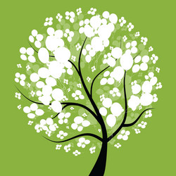 tree vector image