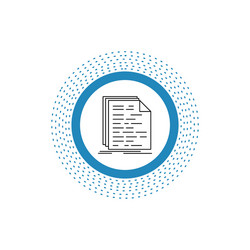 Code Script Line Icon vector image