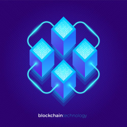 cryptocurrency data abstract design vector