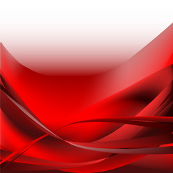 Dynamic Red Waves Background vector image