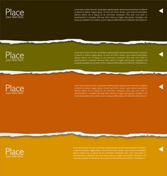 Torn Paper Background - Text Space vector image