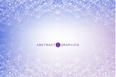 big data visualization background modern vector image