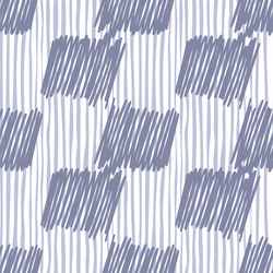 Brushstrokes and thin stripes seamless pattern vector