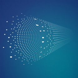 Data Stream Cylinder vector image