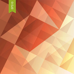 Geometric Red Triangle Background vector image