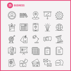 business line icon for web print and mobile uxui vector image