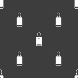 army chains icon sign seamless pattern on a gray vector image