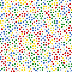 seamless pattern art with dots random colored grid vector image