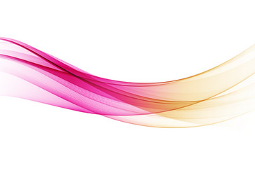 Abstract Flowing Color Waves vector image