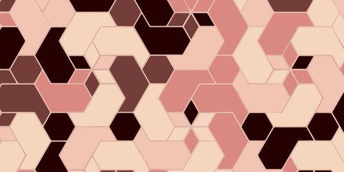 geometric pattern with polygonal shape vector image