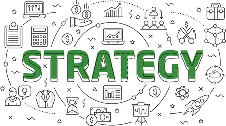 linear slide for the presentation vector image