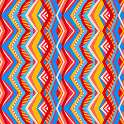 multicolored tribal pattern vector image