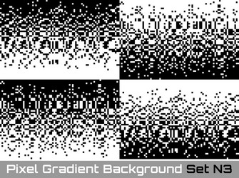 Pixel Technology Gradient Backgrounds vector image