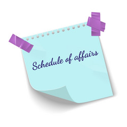 sticky notes realistic reminders on adhesive vector image