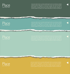 Torn Paper Background - Text Space vector image