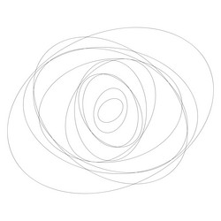 abstract random circles geometric circular element vector image