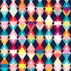 Geometric Grunge Triangle Pattern vector image